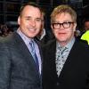 Elton John et David Furnish à Londres le 31 mars 2010 pour le 5e anniversaire de la comédie musicale Billy Elliot.