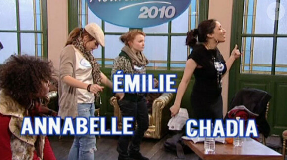 Annabelle en trio avec Chadia et Emilie de Nouvelle Star