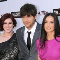 Demi Moore somptueuse, entourée de sa fille Rumer Willis et de son mari Ashton Kutcher !