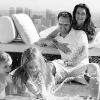 Brooke Shields en famille dans la nouvelle campagne de pub de la marque Royal Velvet