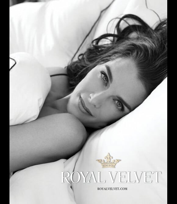 Brooke Shields dans la nouvelle campagne de pub de la marque Royal Velvet