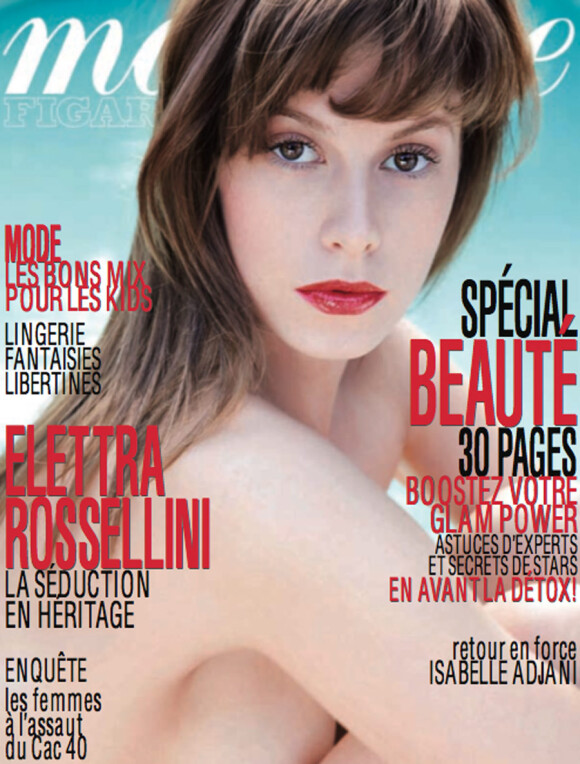 Elettra Rossellini en couverture de Madame Figaro
