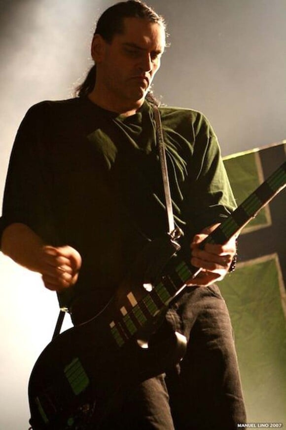 Peter Steele, leader et bassiste du groupe Type O Negative, le 28 juin 2007 !