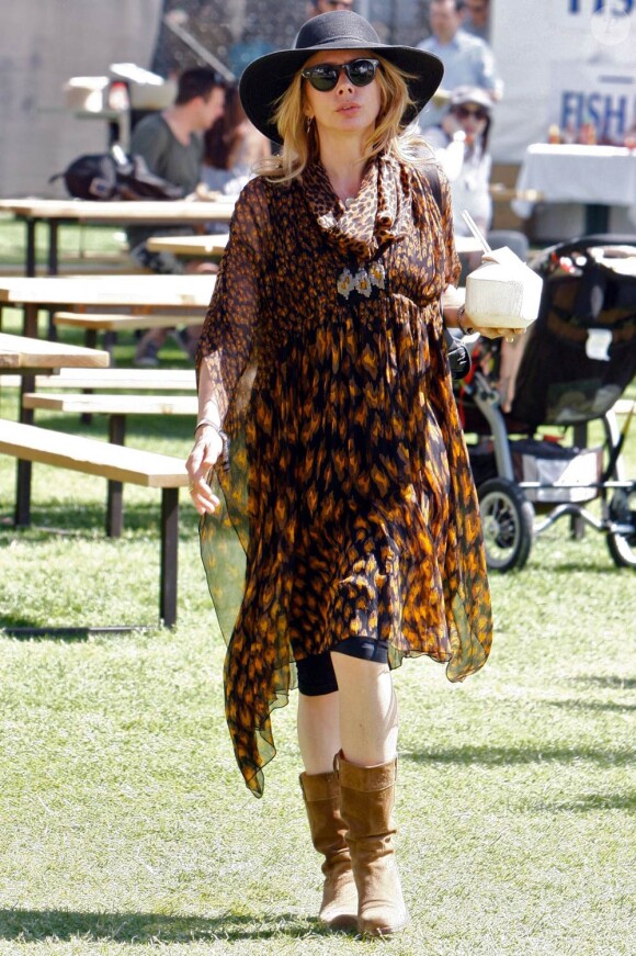 Rosanna Arquette lors du dernier jour du festival de Coachella en Californie le 18 avril 2010