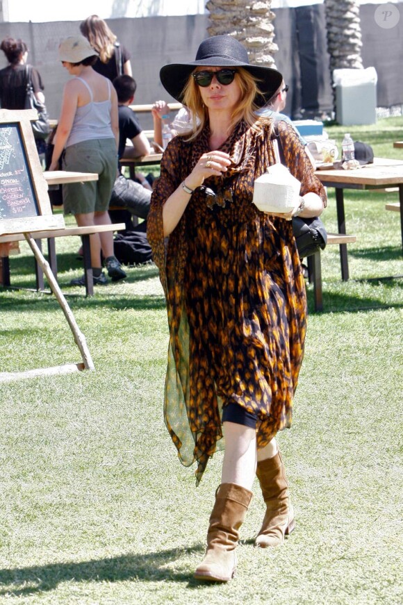 Rosanna Arquette lors du dernier jour du festival de Coachella en Californie le 18 avril 2010