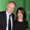 François-Henri Pinault, tout sourire auprès de sa belle Salma Hayek, lors de la vente aux enchères Christie's à New York pour l'écologie le 22 avril 2010