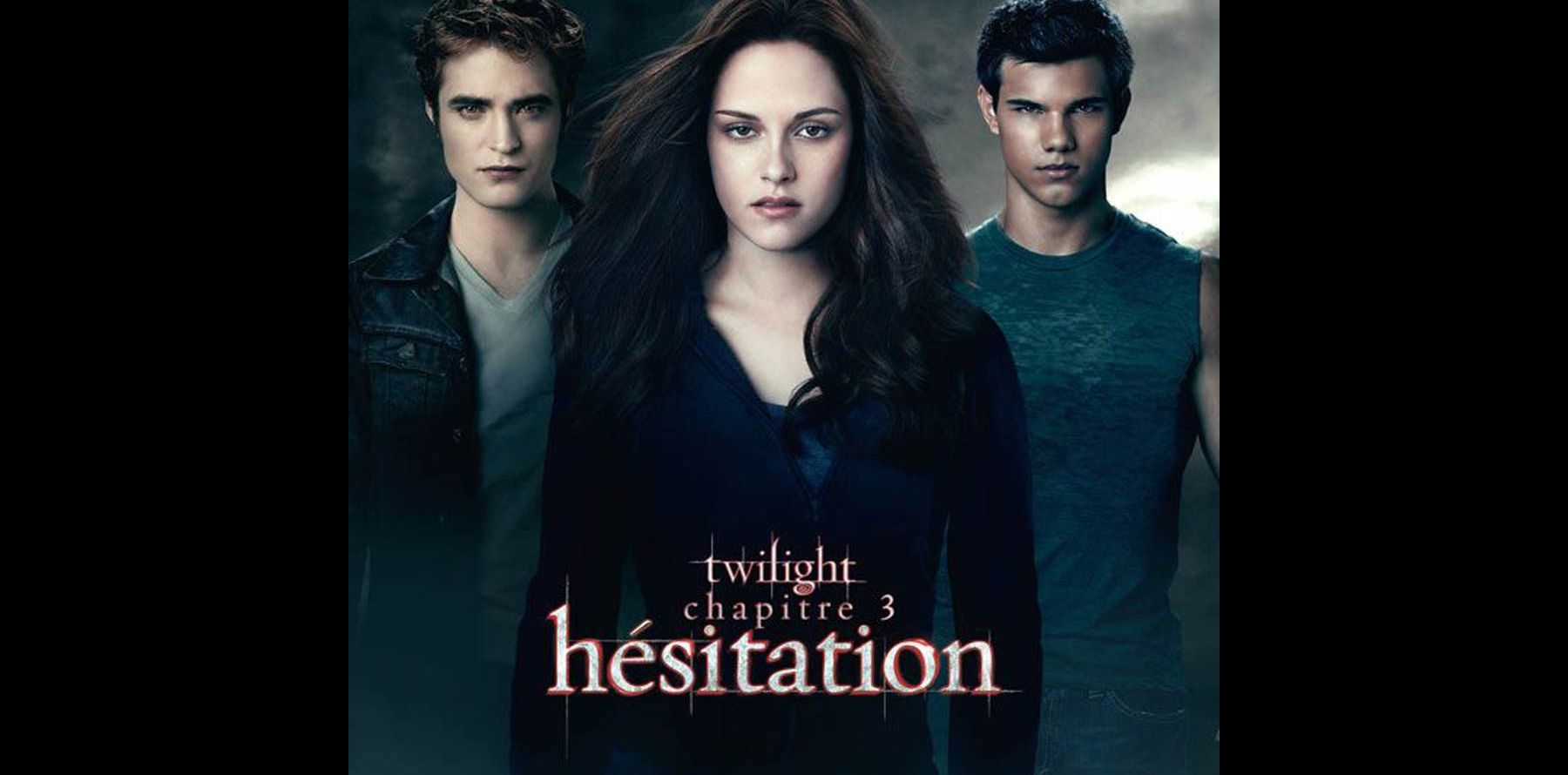Twilight, chapitre 3 Hésitation Retrouvez Bella, Edward et Jacob dans la première bande