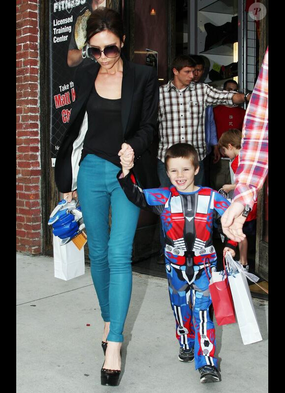 Victoria Beckham et son fils Cruz