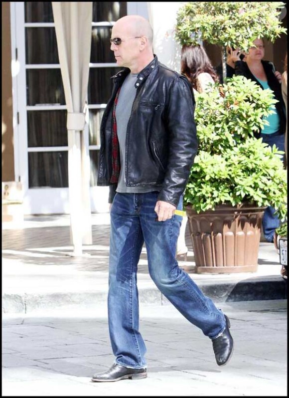 Bruce Willis à Los Angeles, le 23 avril