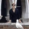 Angelina Jolie en tournage de The Tourist à Venise. Le 3 mai 2010