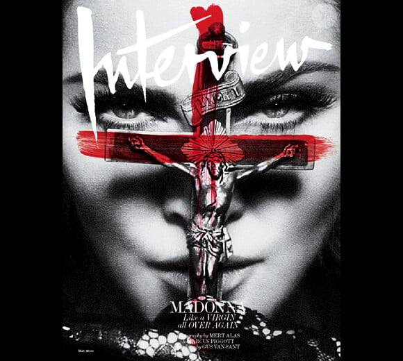 Madonna en couverture d'Interview Magazine du mois de juin 2010