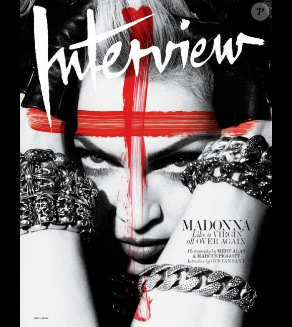 Madonna en couverture d'Interview Magazine du mois de juin 2010