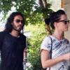 Katy Perry et son fiancé Russell Brand ont déjeuné ensemble à Silverlake le 8 mai 2010 et Katy s'apprête à donner des leçons de conduite à son amoureux