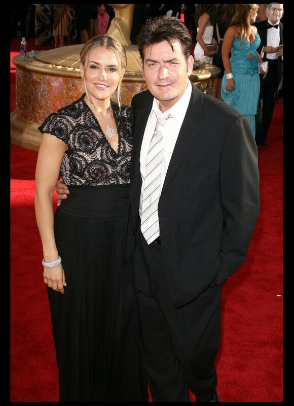 Charlie Sheen et son épouse Brooke Mueller
