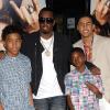Sean 'P. Diddy' Combs en famille lors de l'avant-première de Get him to the Greek à Los Angeles le 25 mai 2010
