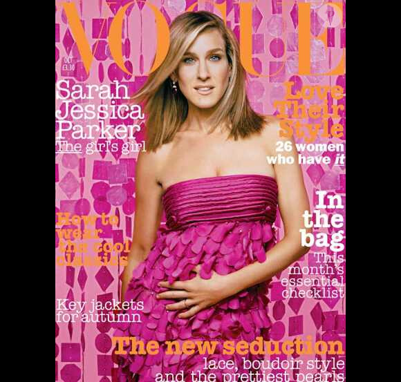Sarah Jessica Parker il y a quelques années en couverture de Vogue