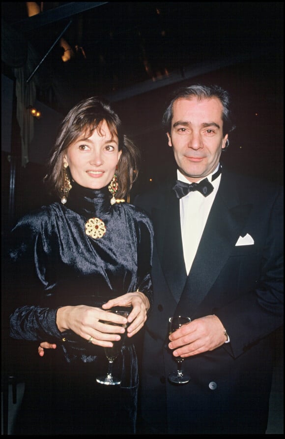 Pierre Arditi et Evelyne Bouix en mars 1987