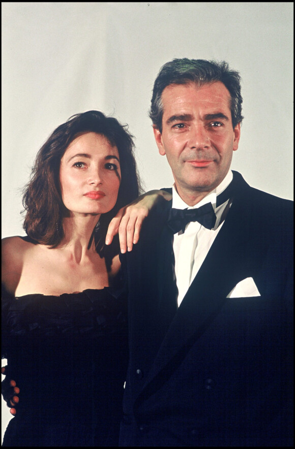 Pierre Arditi et Evelyne Bouix en septembre 1988