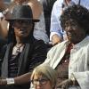 Grace Jones et sa maman au tournoi de Roland-Garros. 2/06/2010