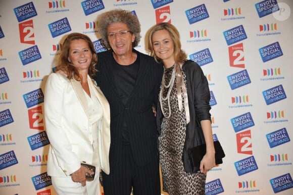 Françoise Joly, Guilaine Chenu et Eli Chourqui lors de la soirée organisée par France Télévisions pour Envoyé Spécial le 3 juin 2010 à Paris 