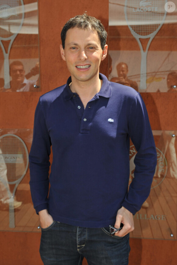 Marc-Olivier Fogiel à Roland-Garros le 4 juin 2010