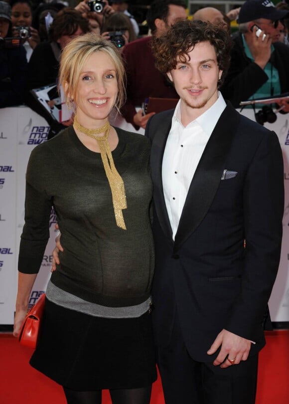 Sam Taylor-Wood et son jeune amant, le comédien anglais Aaron Johnson.