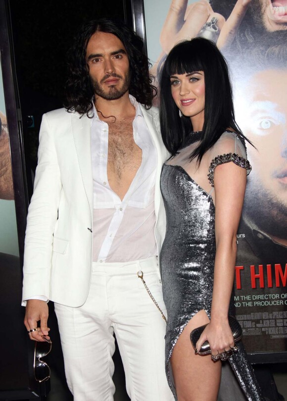 Russell Brand et Katy Perry, première de Get Him to the Greek à Los Angeles, le 25 mai 2010