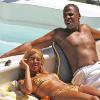 Jay-Z et Beyoncé se prélassent sur leur Yacht au large de la côte d'Azur.