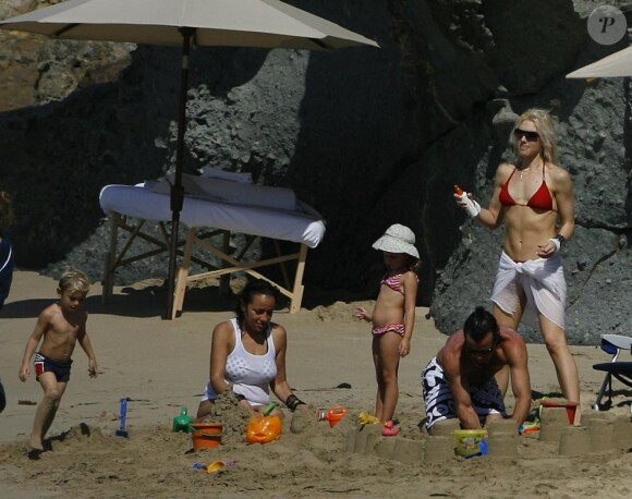 Gwen Stefani, entourée de sa petite famille