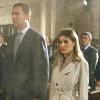 Letizia d'Espagne et son époux Felipe visitent le monastère de San Salvador de Leyre. 9/06/2010