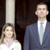 Letizia d'Espagne et son époux Felipe visitent le monastère de San Salvador de Leyre. 9/06/2010