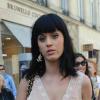 Katy Perry se rend dans une boutique du faubourg St-Honoré (Paris), vendredi 11 juin.