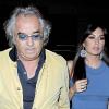 Flavio Briatore et sa femme Elisabeta Gregoraci à Londres, le 15 juin 2010