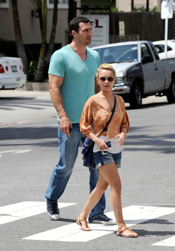 Hayden Panettiere et Vladimir Klitschko à Los Angeles, le 21 juin 2010