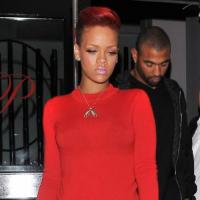 Rihanna et son amoureux Matt Kemp s'offrent une soirée... rouge passion !