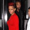 Rihanna et son boyfriend Matt Kemp ont dîné au restaurant Dodgers dans West Hollywood le 21 juin 2010