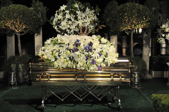Le cercueil de Michael Jackson