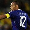 Thierry lors de son probable dernier match sous le maillot tricolore face à l'Afrique du Sud mardi 22 juillet 2010.