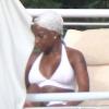 Mary J. Blige en vacances à Miami le 20 juin 2010