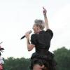 Pink se produit dans le cadre de son Funhouse Carnival Tour 2010, à Hyde Park (Londres), pour le Wireless Festival, vendredi 2 juillet.