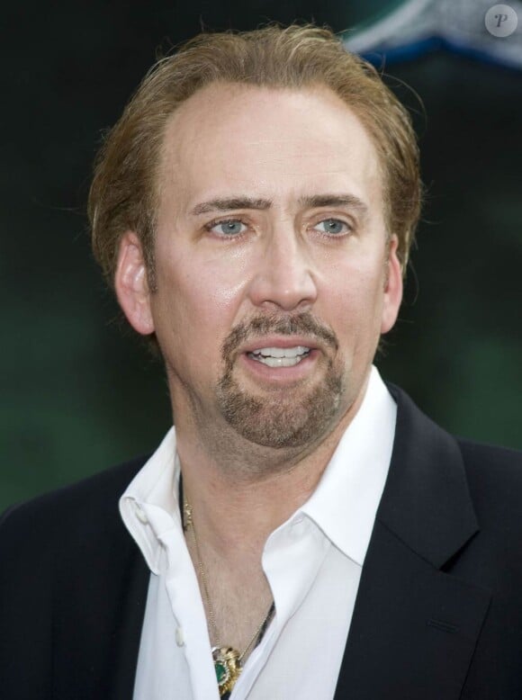 Nicolas Cage à l'occasion de l'avant-première de L'apprenti sorcier, au New Amsterdam Theatre, à New York, le 6 juillet 2010.