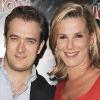 Laurence Ferrari, radieuse enceinte et son époux Renaud Capuçon à la première de Inception à Paris le 10 juillet 2010