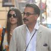 Andy Garcia avec sa femme Marivi Lorido et sa fille Dominik à Rome, le 11 juillet 2010