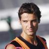 Yoann Gourcuff sur le terrain. Quel sex-appeal. 20/07/02010