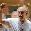 John Malkovich en pleine répétition d'une pièce de théâtre The Infernal Comedy: Confessions of A Serial Killer, à St Petersbourg