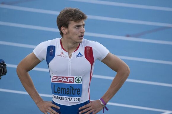 Christophe Lemaitre, nouveau champion d'Europe du 100m.