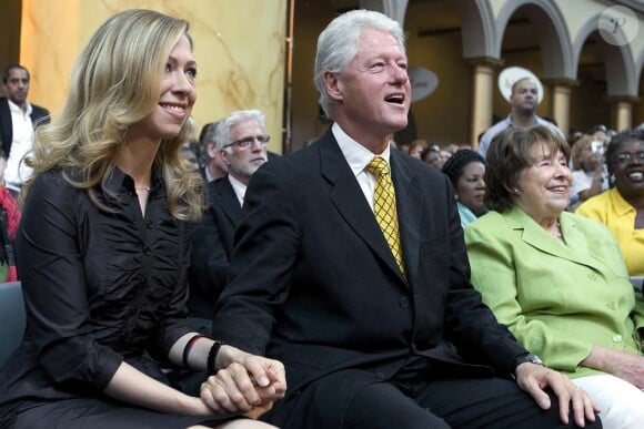 Chelsea et son père Bill Clinton