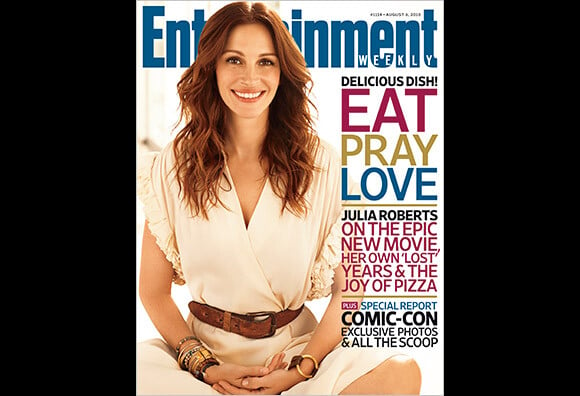 Julia Roberts en couverture d'Entertainment Weekly 