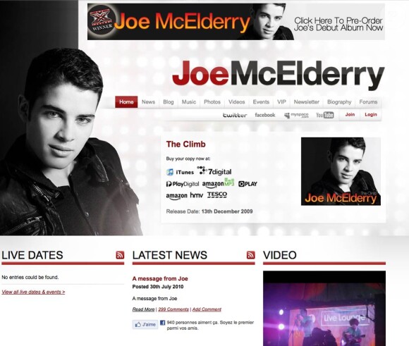 Joe McElderry, 19 ans, vainqueur de X-Factor en 2009, a fait son coming out suite à un piratage de son Twitter.