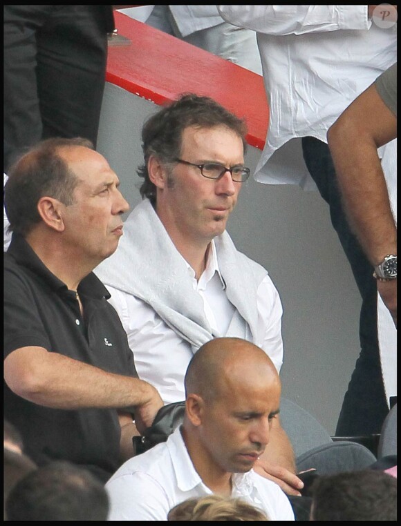 Laurent Blanc, lors du match PSG-AS Roma durant le Tournoi de Paris, au Parc des Princes, le 1er août 2010.